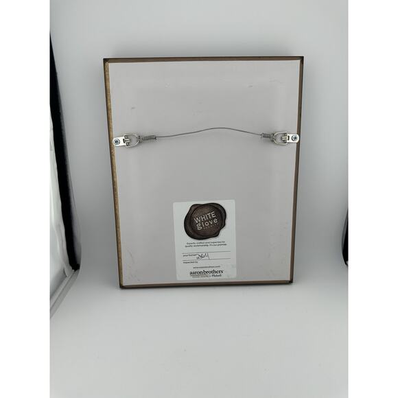 Vintage Oil Painting of Sunflowers Impressionistic Custom Wood Frame 7.5"x 5.75" - Picture 8 of 8